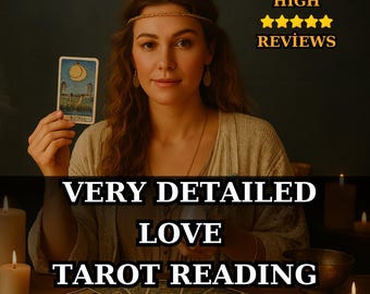 In-Depth Love Tarot Reading: Same Hour Psychic Insight (PDF Report)