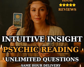 Intuitive Psychic Reading: No Tools, Fast Delivery, Love & Life