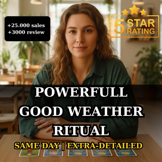 Same Day Good Weather Manifesting Letter | Outdoor Event, Travel Support | Outdoor Event, Travel Support