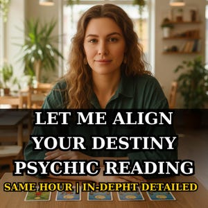 Let Me Align Your Destiny For You Psychic Reading | Personalized Energy Alignment & Future Path Guidance | Psychic Advice | Medium Reading