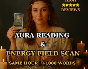 Intuitive Aura Reading: Chakra Insight & Energy Healing (Same Day Delivery)