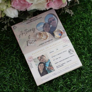 Hochzeit im Pass-Stil lädt ein
