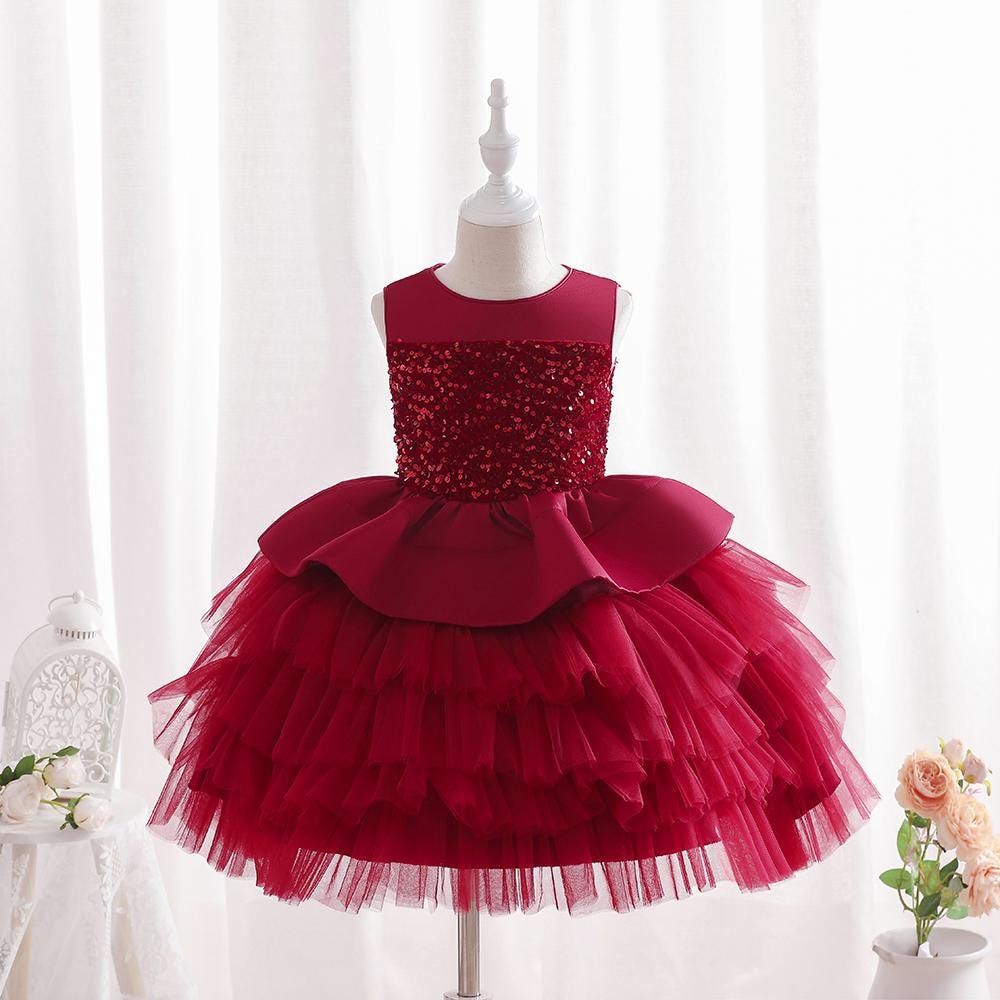 Girls Winter Formal Dress - Etsy