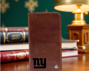 Personalized Leather Wallet, Football Players, Custom Leather Wallets, Football Team, NFL, Sports Fans, Unique Thanksgiving Day Gift for Him