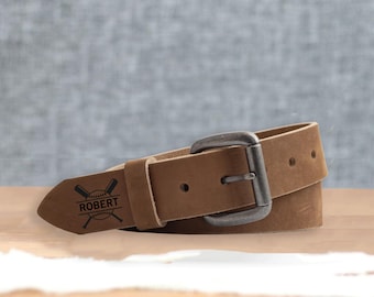 Custom Leather Belt for Men, Handmade Camel Engraved Belt, Personalized Gifts for Him, Winter Gift for Him, Christmas Gift, New Year Gifts