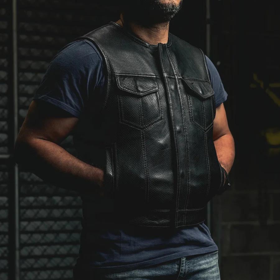 Mc leather vest - Etsy 日本