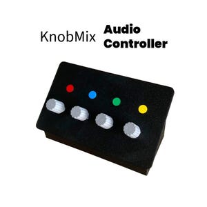 Handmade USB-C Audio Controller: Programmable Mixer for Streaming & PC
