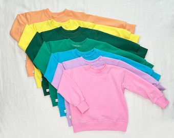 Kids Organic Cotton Sweater  |  Handmade