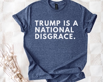 Anti-Trump Protest T-Shirt: Abolish ICE, Anti-Fascism - Ring Spun Cotton