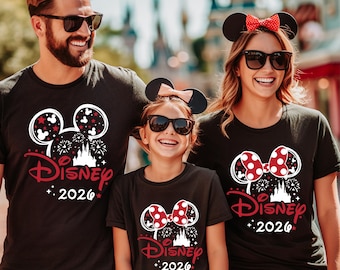Custom Disney 2026 Shirt, 2026 Disney Tees, Disneyworld Shirts, Disney Trip Shirts, Disney Family Matching Shirt, Disney Vacation T-Shirt