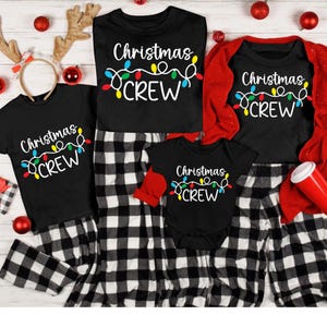 Christmas Crew Shirt, Family Christmas Tshirt, Family Christmas Shirts, Christmas T Shirt, Toddler Christmas Shirt, Holiday Matching Shirt