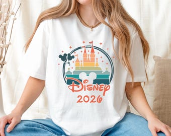 Disney Vacation 2026 family vacation 2026 Shirts, Disney Trip 2026 Tshirt, Disneyland Shirts, Disney Couple Shirts, Disneyworld Shirt