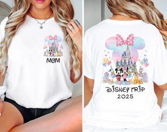 Custom Disney Vacation 2025 family vacation 2025 Shirts, Disney Trip 2025 Shirt, Disneyland Shirts, Disney Couple Shirts, Disneyworld, Tee