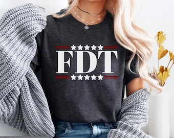 F Trump T-Shirt, Anti-Trump Shirt, Anti Maga Shirt, President Election 2024 Shirt, Vote for Harris,FDT Funny Political T-shirt,Democrat Gift