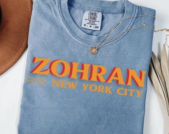 Zohran Mamdani for NYC Tee - Comfort Colors Political Shirt