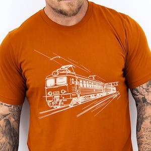 Vintage Electric Train T-Shirt: Railroad Conductor Gift