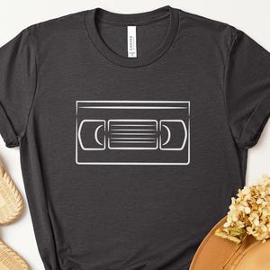 Camiseta retro VHS: camiseta gráfica de los años 80 y 90