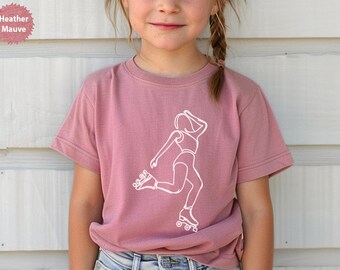 Roller Skate T Shirt, Retro Skate Tee, Roller Girl Gift, Inline Skating Shirt, Quad Skate TShirt, Skateboarding Top, 70s Skate, Derby Shirt