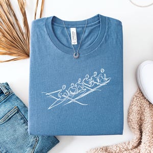 Rowing Team T Shirt, Crew Sport Graphic Tee, Athlete Gift Idea, Rowing Competition Tee, Rowing Club Shirt, Rowing Fan Tee