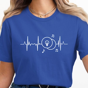 Becken T-Shirt, Musik-Liebhaber-T-Shirt, Band-Instrument Geschenk, Musiker-Kleidung, Geschenk für Beckenspieler