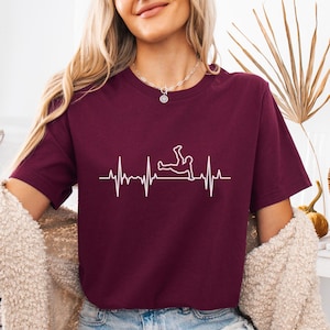 Camiseta Breakdance Heartbeat: Camiseta de B-Boy Hip Hop Dancer