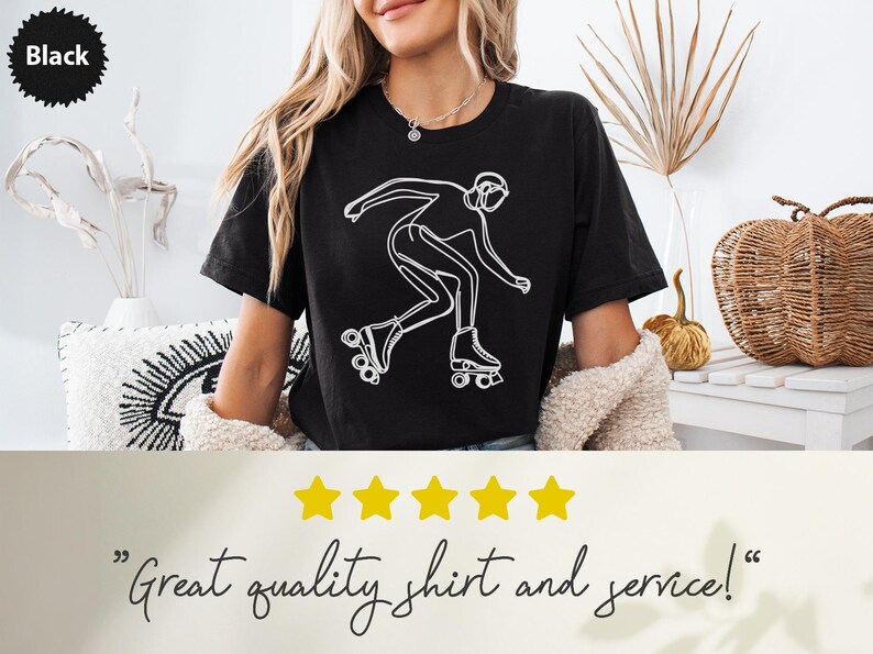 Roller Skate Graphic Tee, Skater Girl Shirt, Trendy Skating T-Shirt, Retro Skating Graphic Shirt, Women's Casual Tee, Gift for Skaters