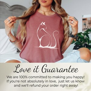 Cute Cat Graphic T-Shirt, Women's Casual Top, Adorable Cat Lovers Tee, Short Sleeve Cat Shirt, Trendy Feline Print T-Shirt
