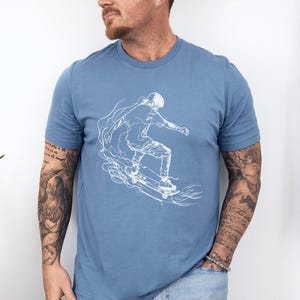 Skateboarder T-Shirt: Urban Streetwear Graphic Tee