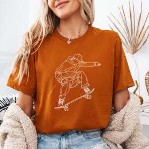 T-shirt de skateur minimaliste : t-shirt graphique de style urbain