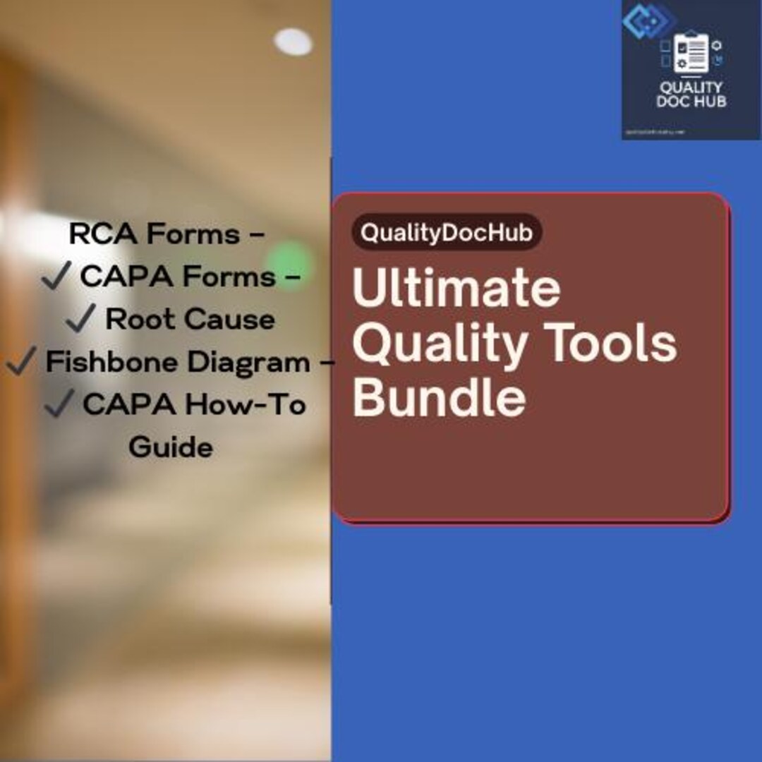 Root Cause Analysis Toolkit Bundle: RCA, Fishbone, 5 Whys, FMEA ...