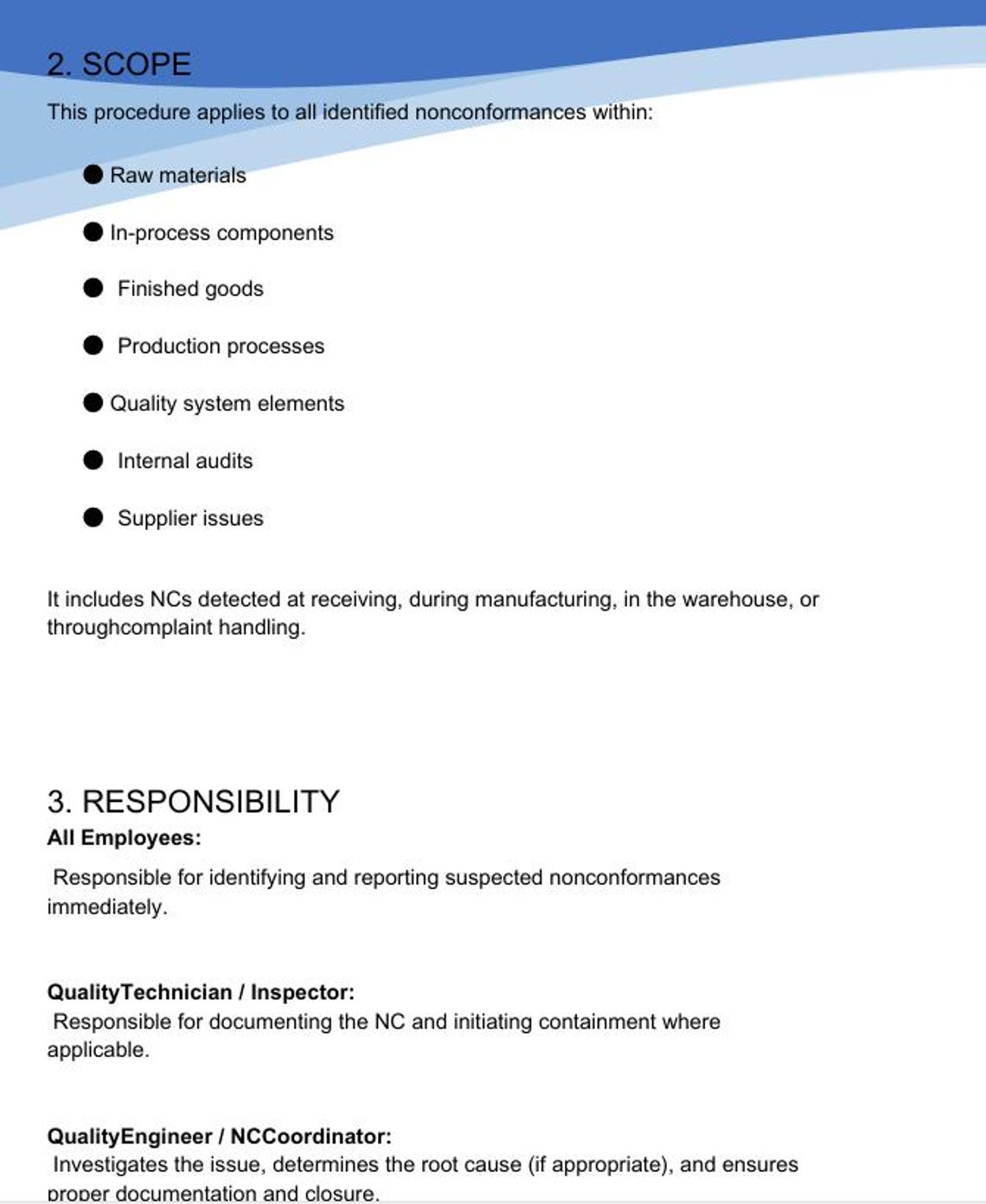 ISO 13485 QMS SOP Templates Editable Medical Device Procedures (pdf