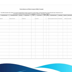 Plantilla de AMFE (PDF + Excel + Instrucciones)