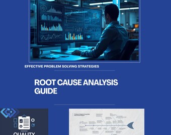 Root Cause Analysis Guide: 5 Whys, Fishbone, FTA (Instant Download)