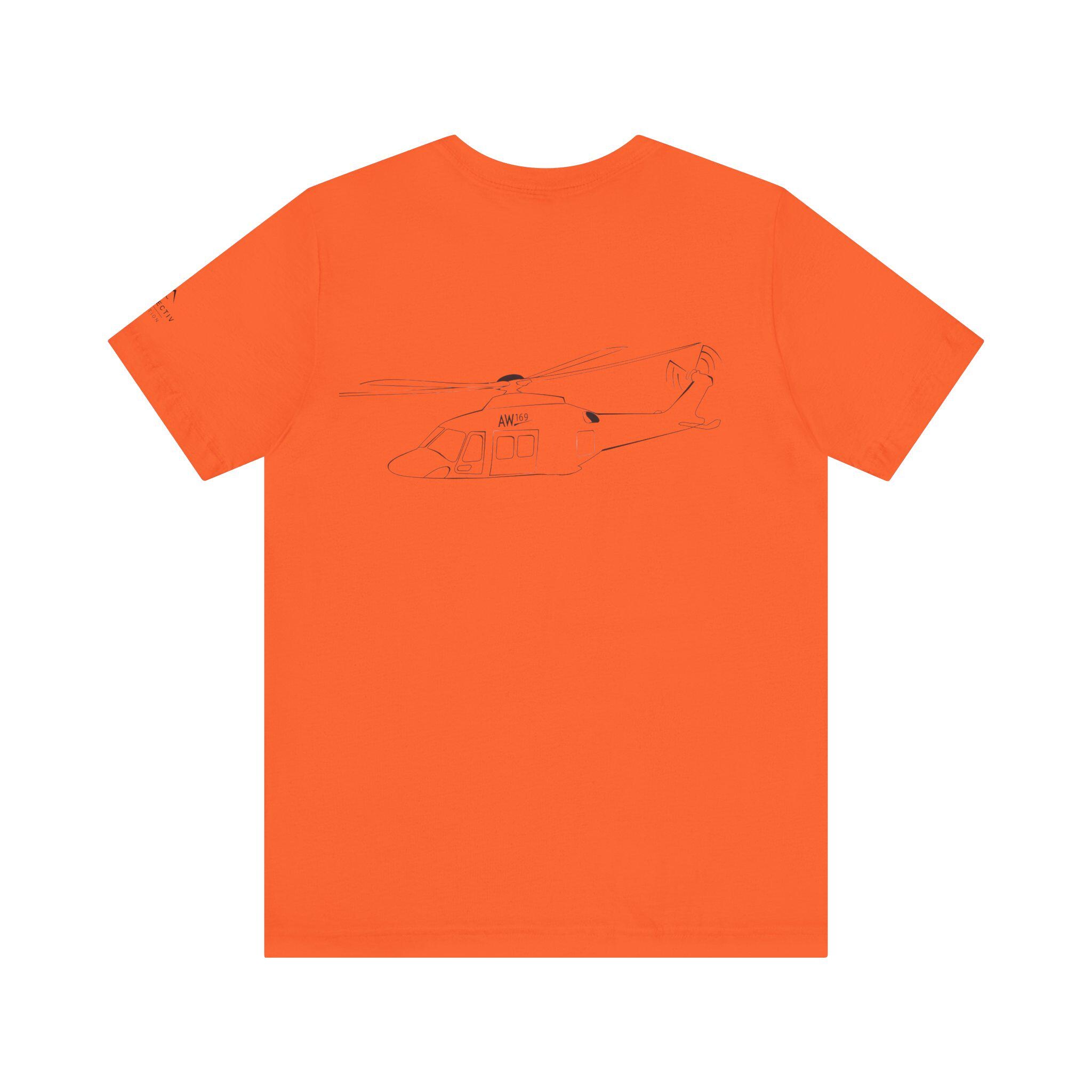 Leonardo AW109 Helicopter Outline Unisex Softstyle T-shirts