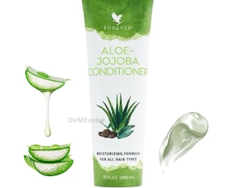 Aloe Jojoba Conditioner, Hydrating Argan Oil Formula, Vegan and Gluten-Free