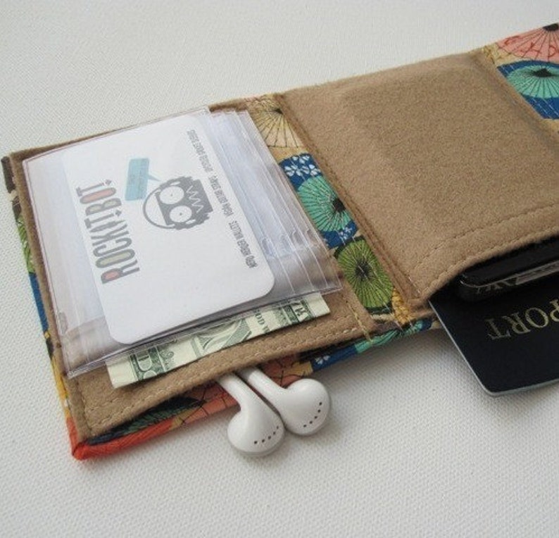 Nerd Herder Gadget Wallet in Teal Tile for Ipod Android - Etsy