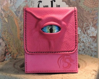 Deck Box (Pink with Blue/Yellow Eye)