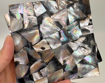 Set of Four Mother of Pearl Coasters