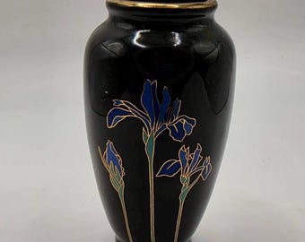 Vintage Otagiri Blue Iris Bud Vase Made in Japan