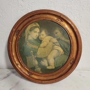 Madonna of the Chair by High Italian Renaissance Artist Raphael