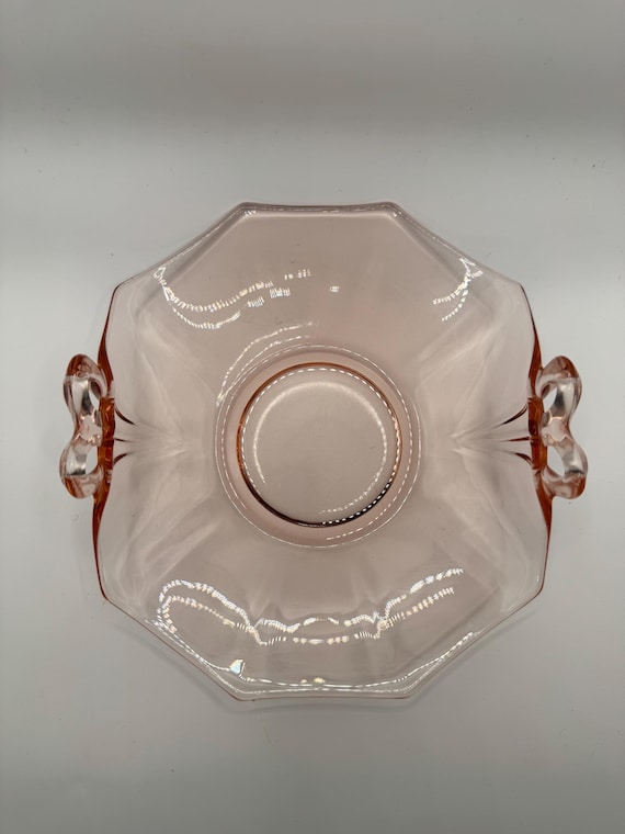 Vintage 1928-41 Fostoria Fairfax Pink Depression Glass Candy | Bon