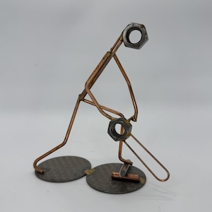 Metal Nuts and Bolts Chainsaw Logging Art Sculpture by Rock Creek Metal Craft
