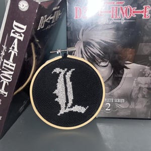 L Death Note Kreuzstich