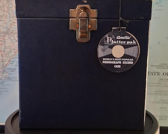 Paint it Black: Vintage NOS Platter Pak New Old Stock 45 RPM Storage Box 7 " Record Case