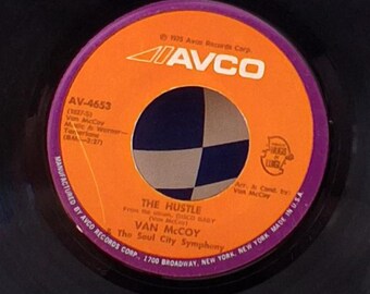 The Hustle McCoys Disco 45 RPM 7 " Vinyl Record 1975 Play Tested