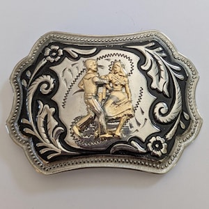 Country Dance Belt Buckle - Etsy display picture 1