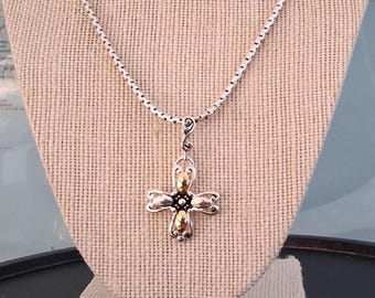 Like a Prayer: Vintage PD Premier Designs Silver Pendant Iconic Statement Glam Necklace