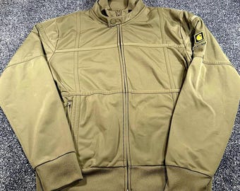 Vintage Mens Carhartt WIP Hester Track Jacket Full Zip Olive Green Size Medium