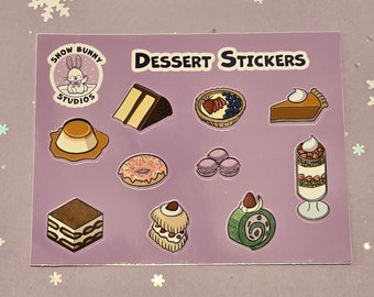 Dessert Sticker Sheet