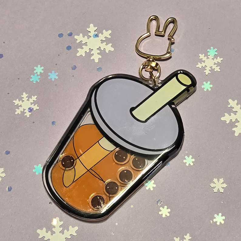 Kawaii Boba Tea Shaker Charm image 3